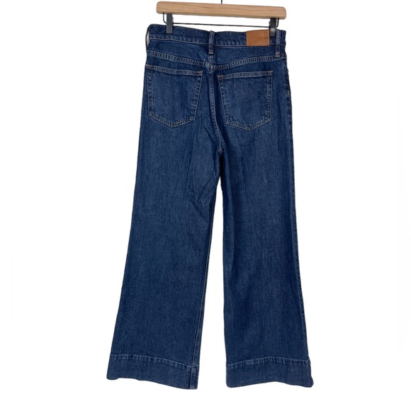 SOLD J. Crew Petite Wide Leg Denim Trouser Jean BP481 28P 28 High Rise y2k - Picture 6 of 15